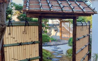 庭門、建仁寺垣修復