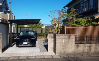 お庭をセミクローズにリノベーション
